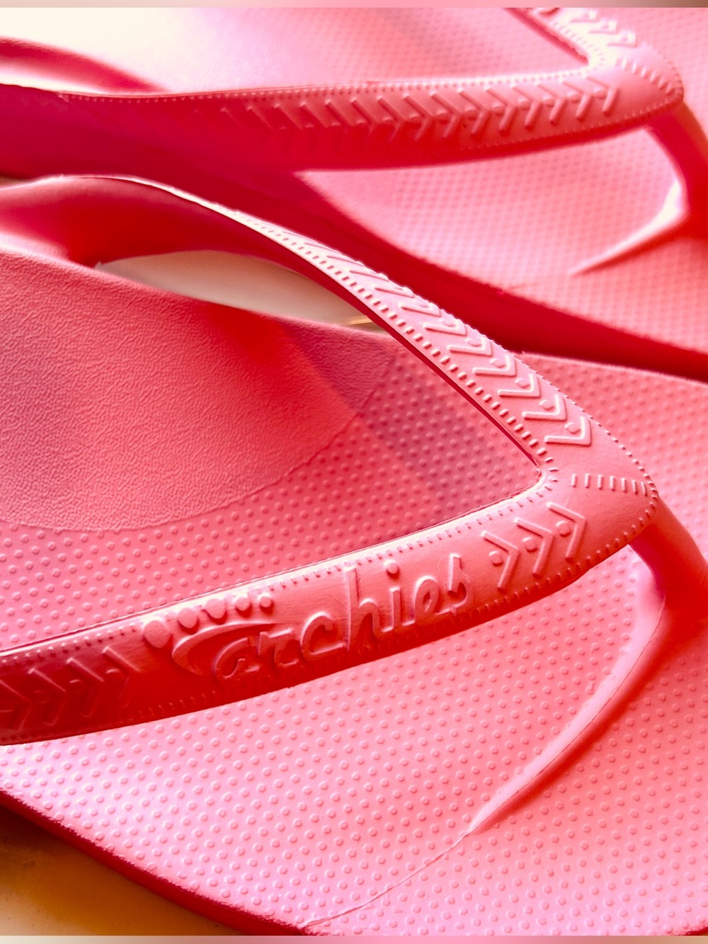 Archies, excellent used condition, women’s size 10,  Bright Pink Flip Flops